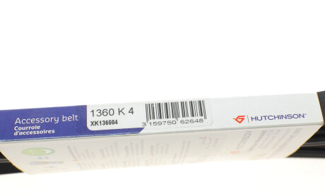 Фото 6 - Ремінь приводний HUTCHINSON 1360 K 4 (1360K4)