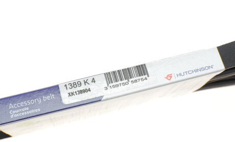 Фото 6 - Ремінь приводний HUTCHINSON 1389 K 4 (1389K4)