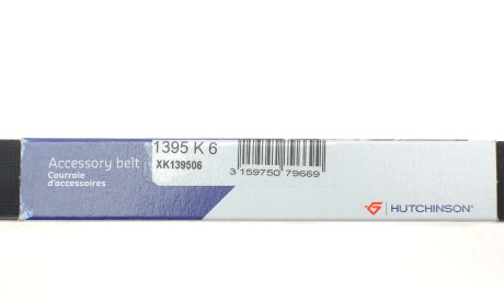 Фото 6 - Ремінь приводний HUTCHINSON 1395 K 6 (1395K6)