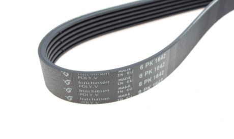 Фото 2 - Ремінь приводний HUTCHINSON 1642 K 6 (1642K6)
