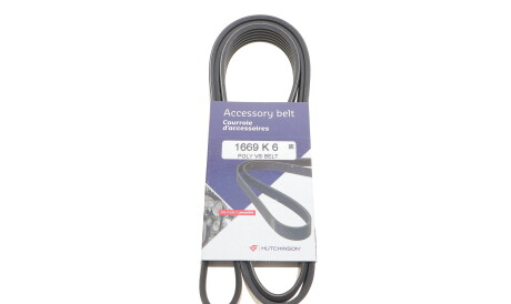 Фото 2 - Ремень приводной HUTCHINSON 1669 K 6 (1669K6)