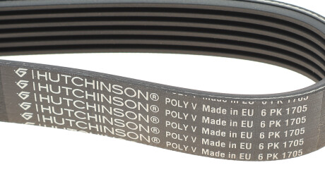 Фото 5 - Ремінь приводний HUTCHINSON 1705 K 6 (1705K6)