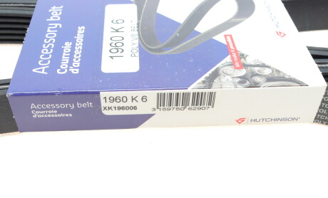 Фото 6 - Ремінь приводний HUTCHINSON 1960 K 6 (1960K6)