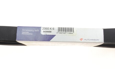 Фото 6 - Ремень приводной HUTCHINSON 2060 K 6 (2060K6)