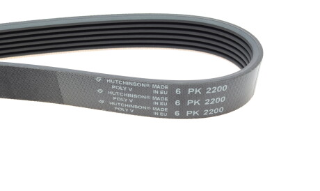 Фото 2 - Ремень приводной HUTCHINSON 2200 K 6 (2200K6)