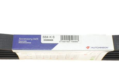 Фото 6 - Ремінь приводний HUTCHINSON 684 K 6 (684K6)