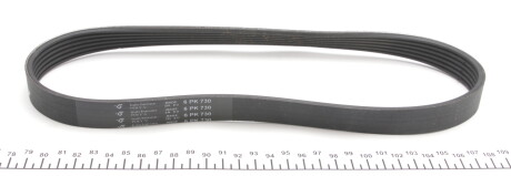 Фото 2 - Ремень приводной HUTCHINSON 730 K 6 (730K6)