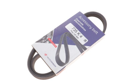 Фото 2 - Ремінь приводний HUTCHINSON 735 K 4 (735K4)