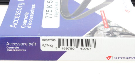 Фото 6 - Ремінь приводний HUTCHINSON 775 K 5 (775K5)