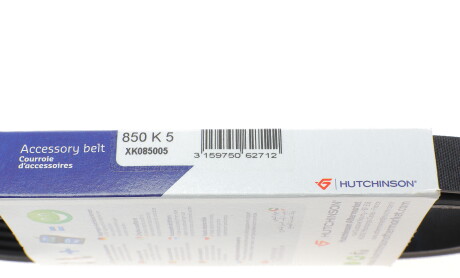 Фото 5 - Ремінь приводний HUTCHINSON 850 K 5 (850K5)