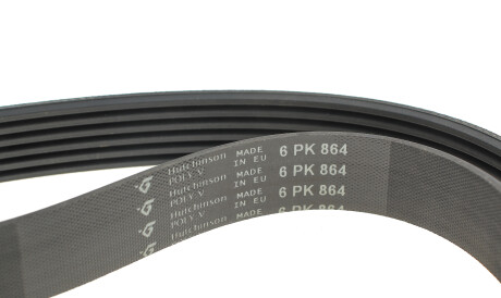 Фото 3 - Ремінь приводний HUTCHINSON 864 K 6 (864K6)