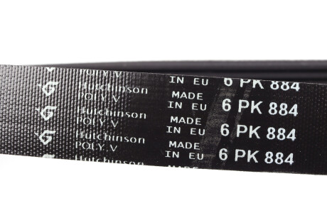 Фото 2 - Ремінь приводний HUTCHINSON 884 K 6 (884K6)