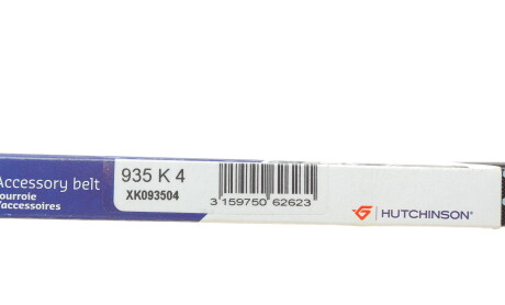 Фото 6 - Ремень приводной HUTCHINSON 935 K 4 (935K4)