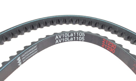 Фото 3 - Ремень приводной HUTCHINSON AV 10 LA 1105 (AV10LA1105)