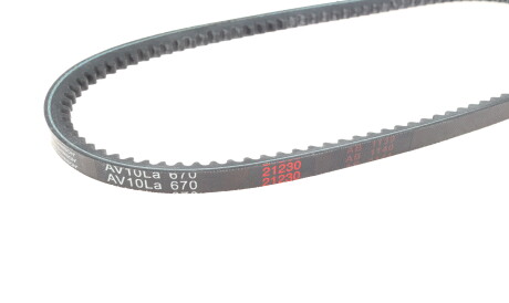 Фото 2 - Ремень приводной HUTCHINSON AV 10 LA 670 (AV10LA670)