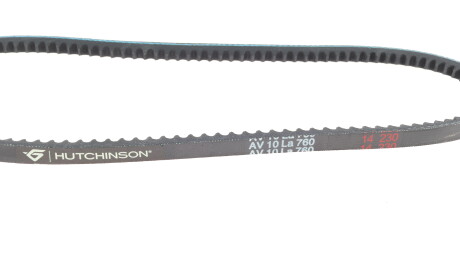 Фото 2 - Ремень приводной HUTCHINSON AV 10 LA 760 (AV10LA760)