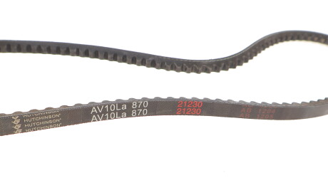 Фото 2 - Ремінь приводний HUTCHINSON AV 10 La 870 (AV10LA870)