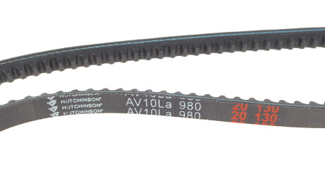 Фото 3 - Ремень приводной HUTCHINSON AV 10 La 980 (AV10LA980)