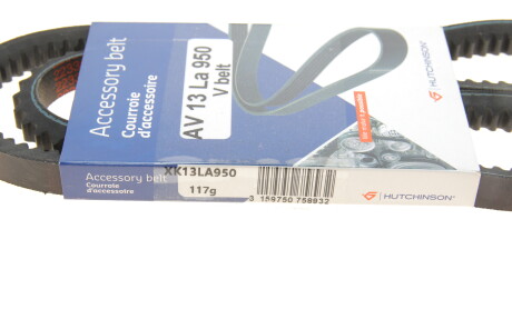 Фото 5 - Ремінь приводний HUTCHINSON AV 13 La 950 (AV13LA950)