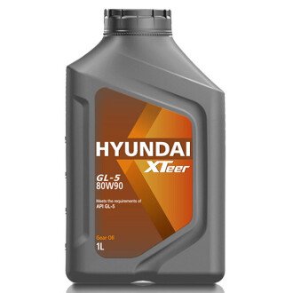 /Mobis XTeer Gear Oil-5 80W-90 GL-5 1л Синтетична трансмісійна олива - Hyundai/Kia 1011017