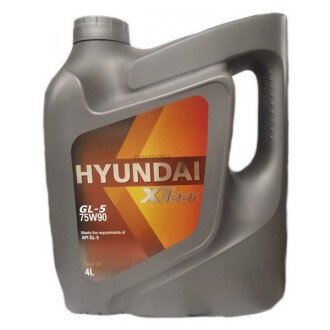 /Mobis XTeer Gear Oil-5 75W-90 GL-5 4л Синтетична трансмісійна олива - Hyundai/Kia 1041439
