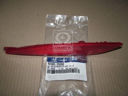 Светоотражатель бампера заднего левый Sonata (10-) Mobis - Hyundai/Kia 924053S000