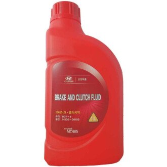 Рідина гальмівна Mobis Hyundai Kia dot 3 BRAKE FLUID, 1л - Hyundai/Kia 0110000100