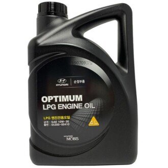 Моторна олива Optimum LPG 10W-30, 4 л - Hyundai/Kia 0530000410