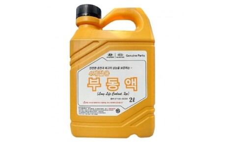 Антифриз-концентрат Long Life Coolant Concentrate -80°C красный, 2л - Hyundai/Kia 0710000201