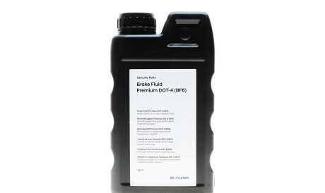 Рідина гальмівна DOT 4 Brake Fluid Premium (BF6) (1L) HYUNDAI - Hyundai/Kia LP048APE001BFH