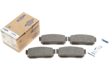 Фото 2 - Гальмівні колодки ICER 140876