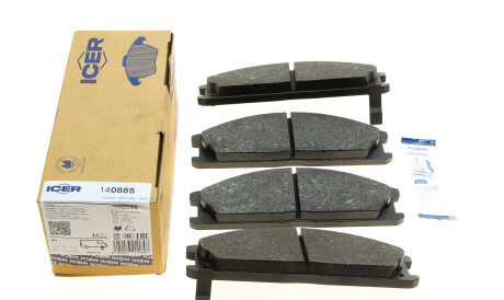 Фото 2 - Гальмівні колодки ICER 140885