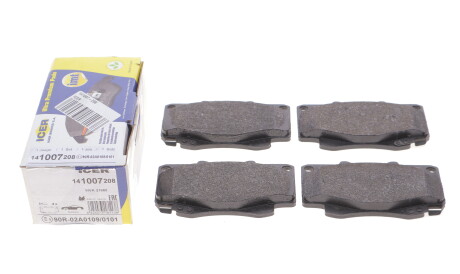 Фото 2 - Гальмівні колодки ICER 141007-208 (141007208)