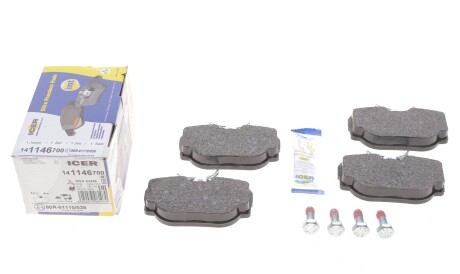 Фото 2 - Тормозные колодки ICER 141146-700 (141146700)