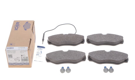 Фото 2 - Тормозные колодки ICER 141315-203 (141315203)