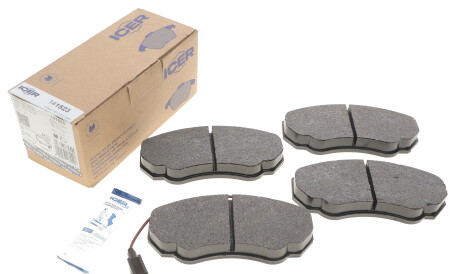 Фото 2 - Гальмівні колодки ICER 141523