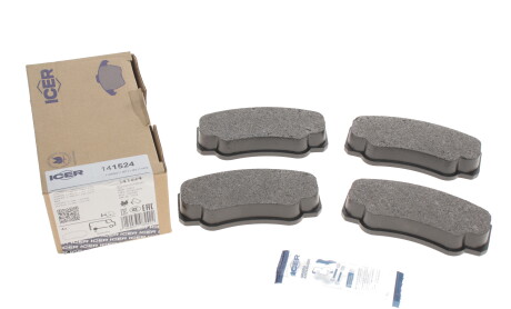 Фото 4 - Гальмівні колодки ICER 141524