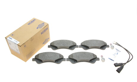 Фото 2 - Гальмівні колодки ICER 141792