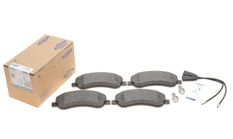 Фото 2 - Гальмівні колодки ICER 141793