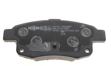 Фото 2 - Гальмівні колодки ICER 141794