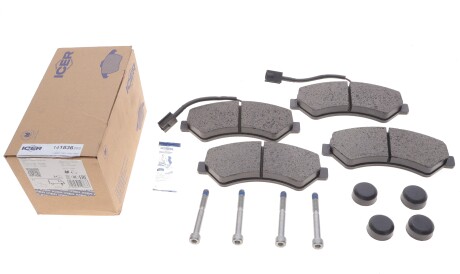 Фото 2 - Тормозные колодки ICER 141836-203 (141836203)