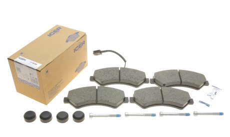 Фото 2 - Гальмівні колодки ICER 141836