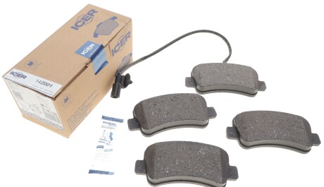 Фото 2 - Тормозные колодки ICER 142001