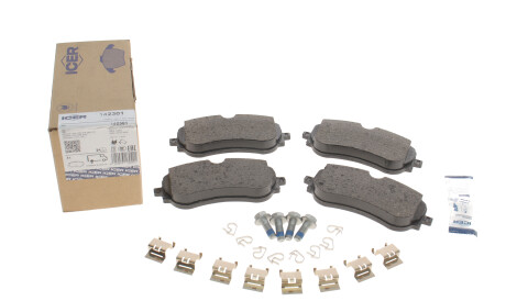 Фото 3 - Тормозные колодки ICER 142301