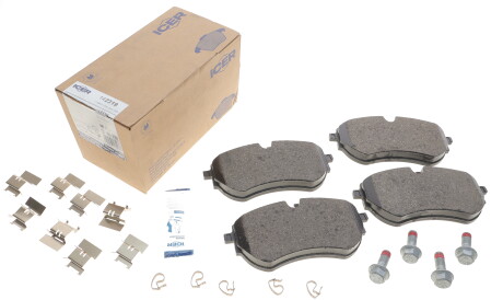 Фото 2 - Гальмівні колодки ICER 142319