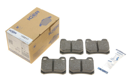 Фото 2 - Гальмівні колодки ICER 180517