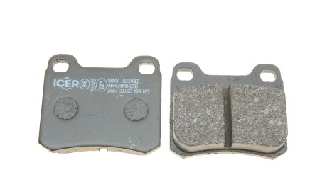 Фото 3 - Гальмівні колодки ICER 180517