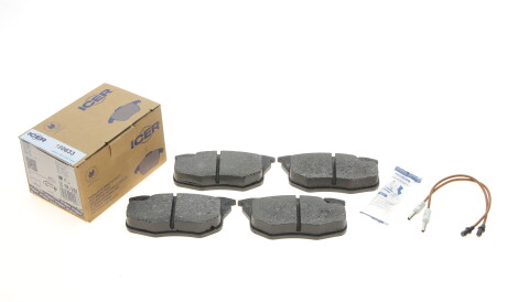 Фото 2 - Тормозные колодки ICER 180633