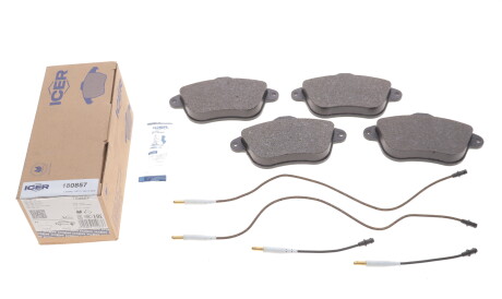 Фото 2 - Гальмівні колодки ICER 180857