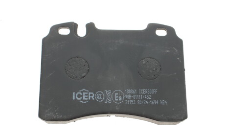 Фото 3 - Тормозные колодки ICER 180861